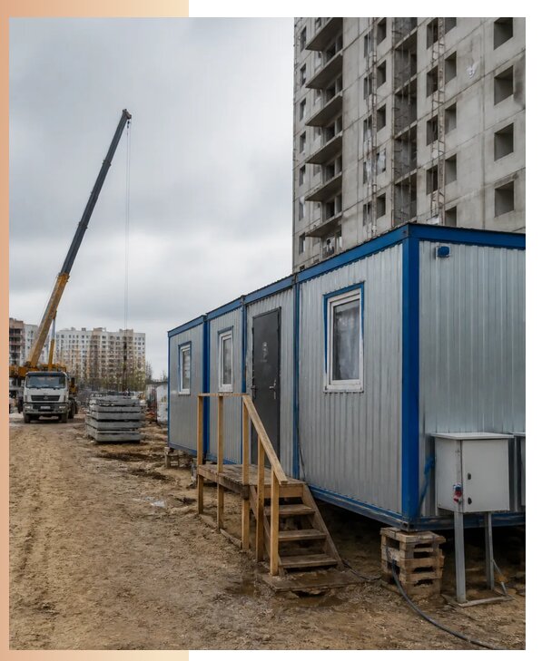 Аренда строительных вагончиков для рабочих в Улане-Удэ